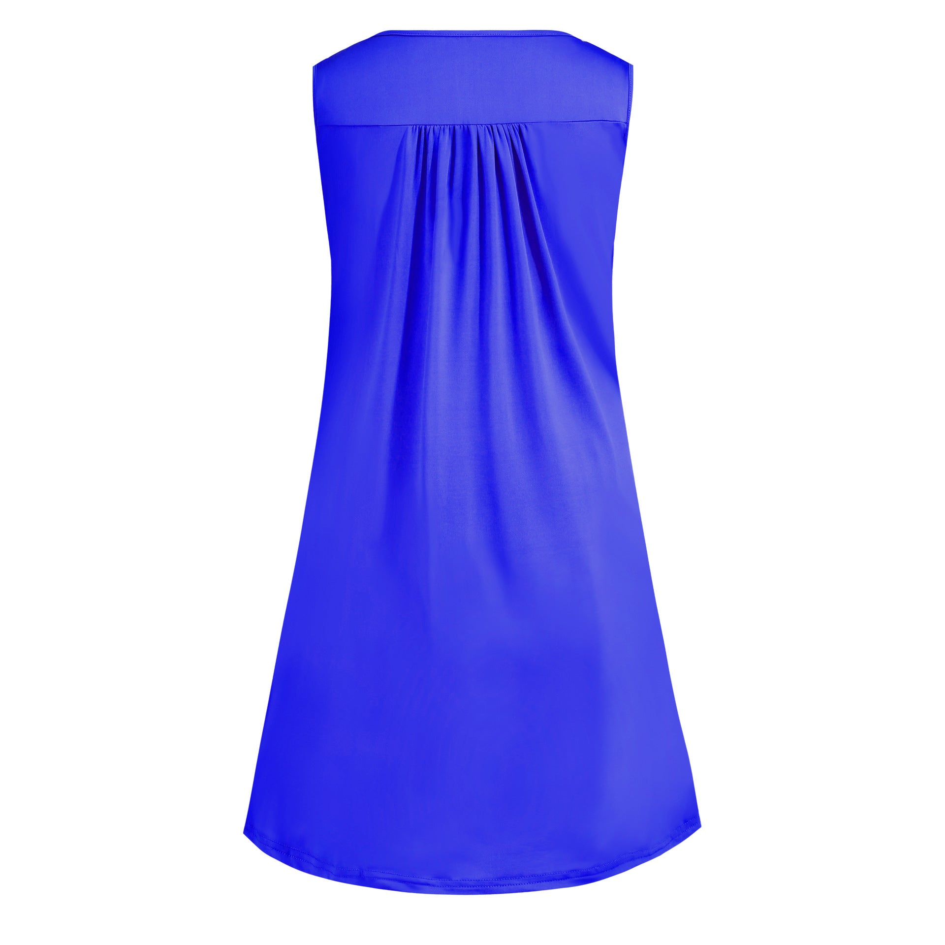 2024 spring and summer pajamas new European and American women's wish Amazon button pleated vest casual sleeveless dress