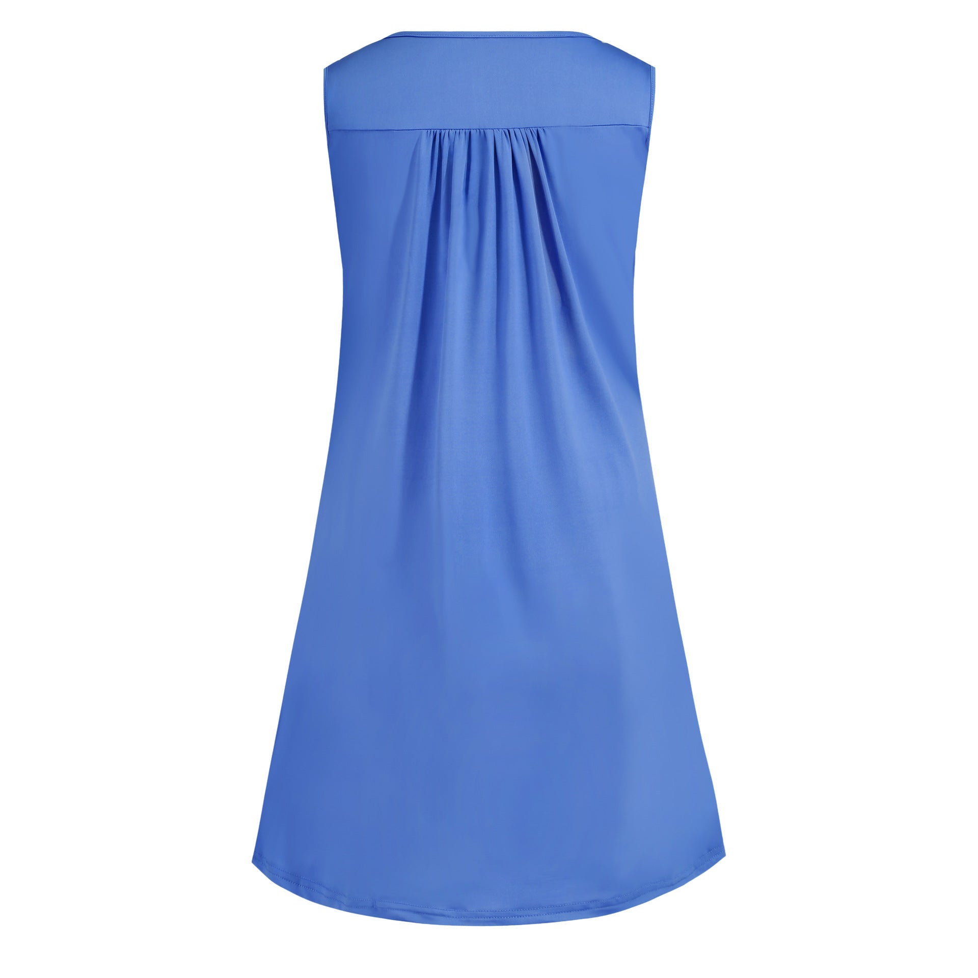 2024 spring and summer pajamas new European and American women's wish Amazon button pleated vest casual sleeveless dress