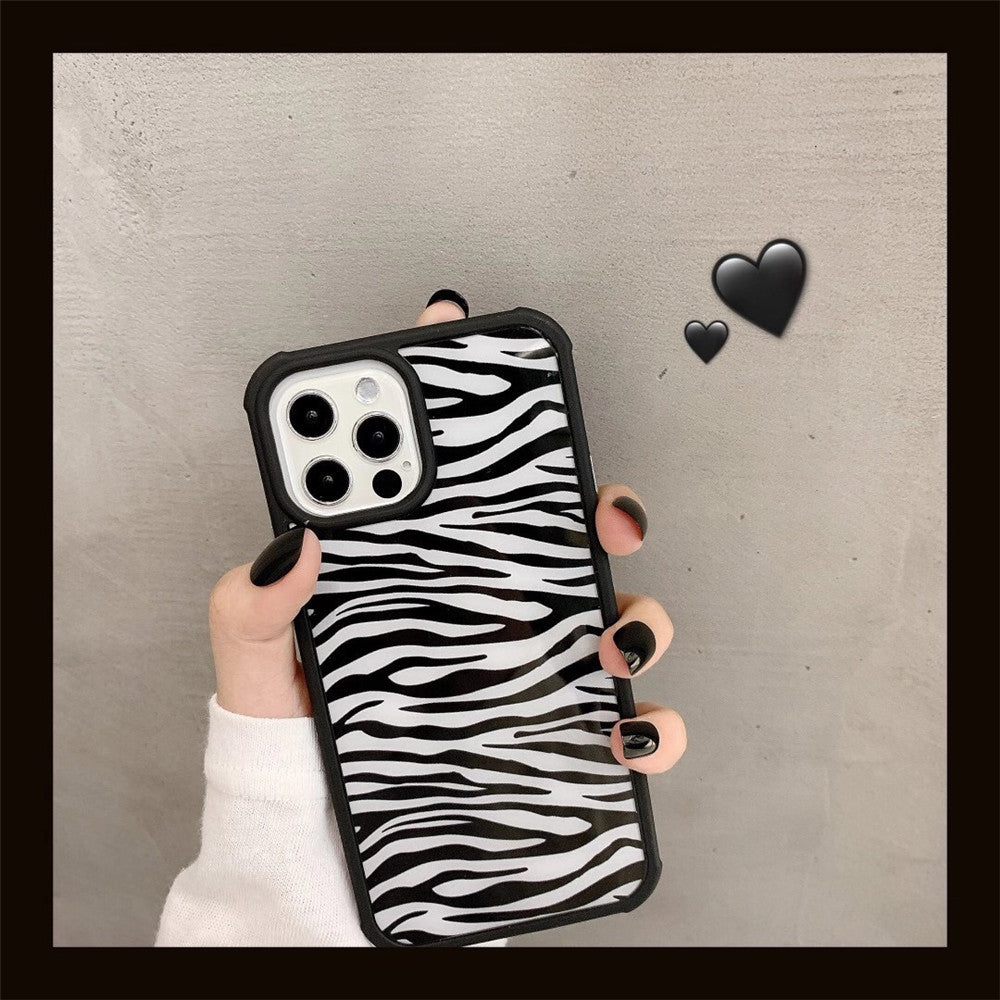 Leopard Print and Stripe Protective Cover for Devices