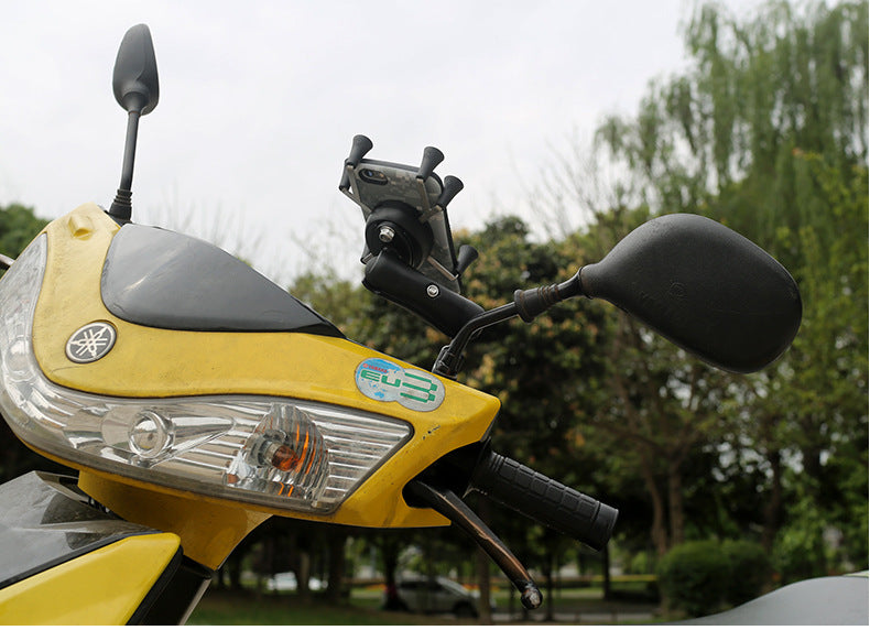 Universal Anti-Theft Phone Holder for Motorcycles & Bikes
