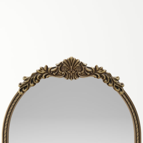 Full-Length Mirror – Ornate Wood Frame Antique Gold 33.07" x 73.03"