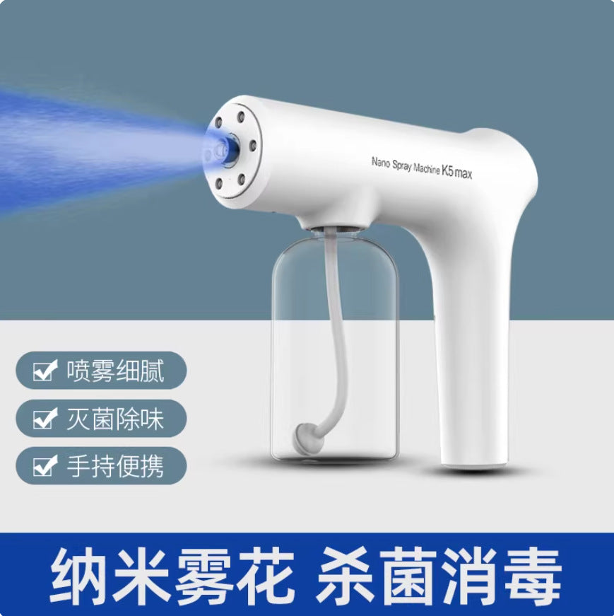 K5Max Nano Spray Gun, 0-Second Mist Generation, Portable Disinfection Device, Alcohol Spray Bottle for Home and Office Use