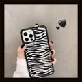 Leopard Print and Stripe Protective Cover for Devices