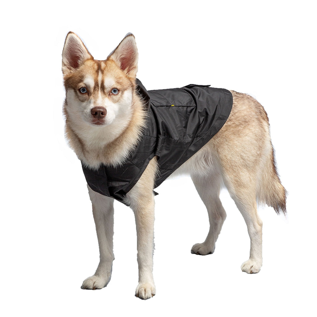 Black Packable Dog Raincoat - Smart-livingBlack Packable Dog Raincoat