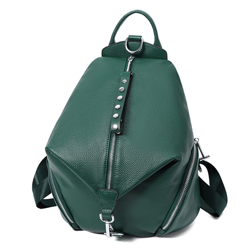 Geneva Women's Anti-Theft Leather Bag