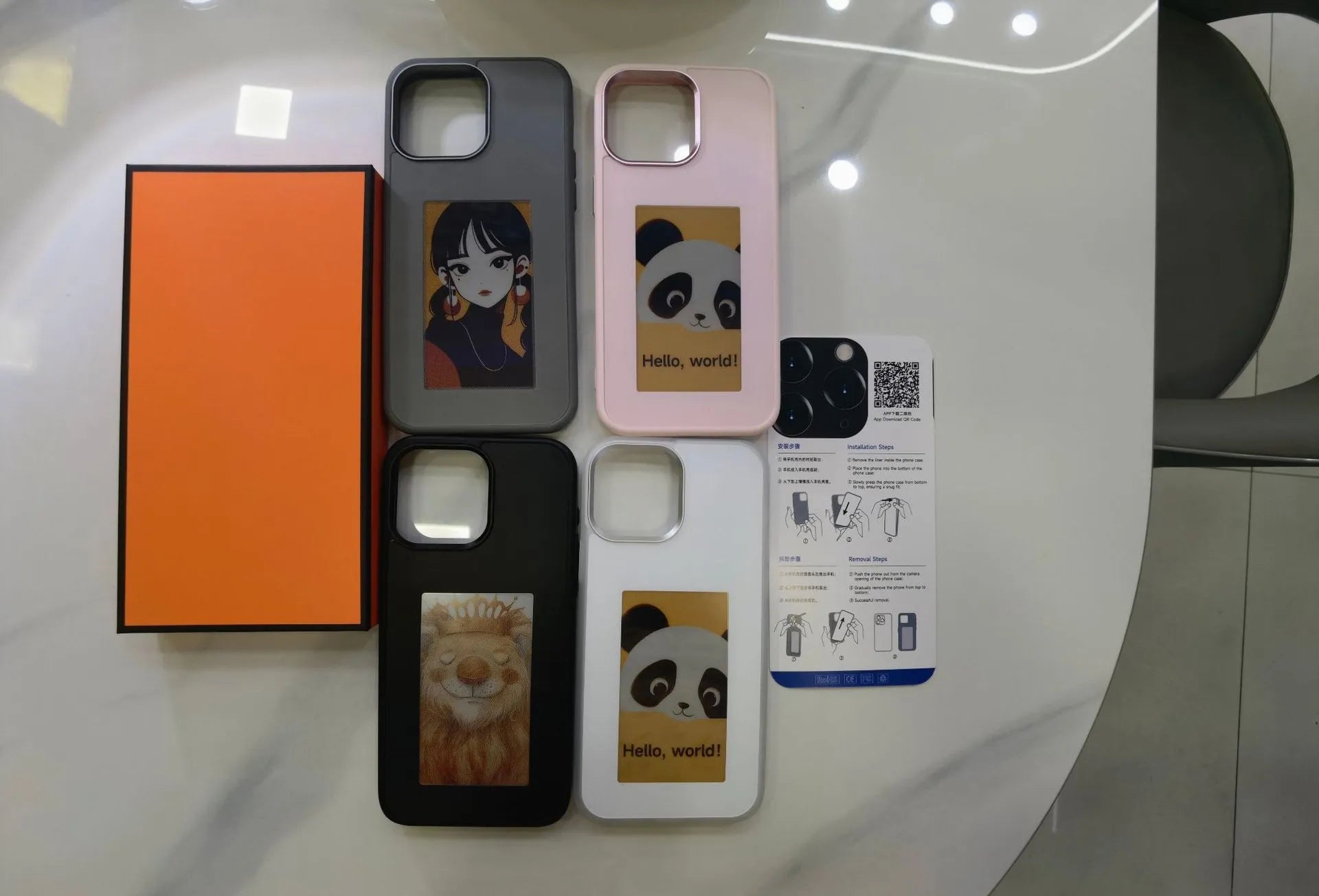E-ink Screen Projection Screen DIY Phone Case - Smart-livingE-ink Screen Projection Screen DIY Phone Case