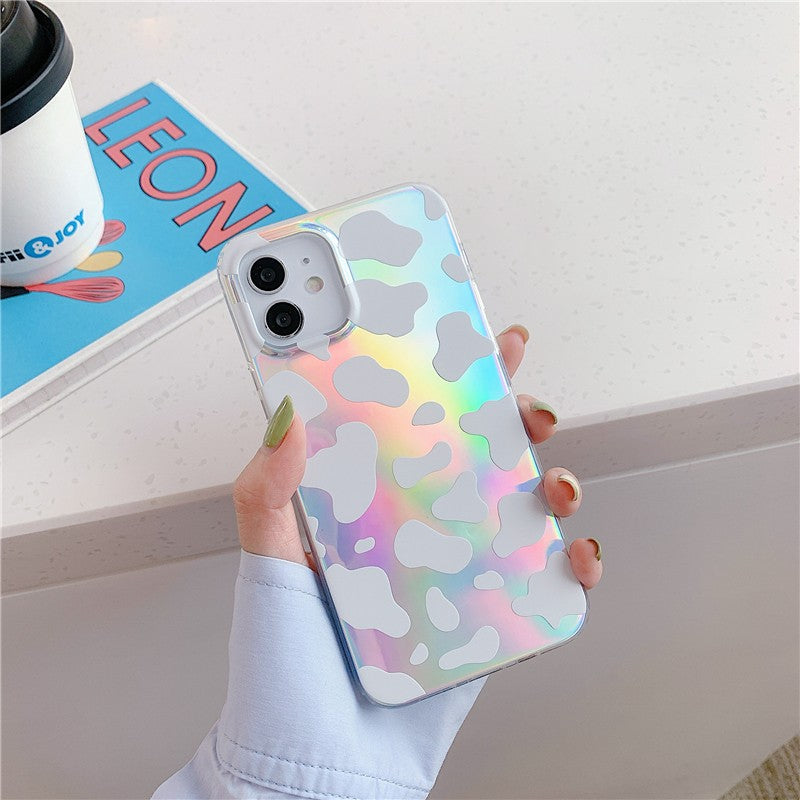 Fashion Laser Leopard Zebra Pattern Soft Case for iPhone